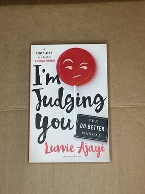 I'm Judging You by Luvvie Ajayi - Peach Cover with Red Accent